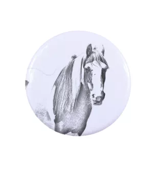 Poney Fell ornement de chemise, broche pour sac, cadeau idéal avec la possibilité d'ajouter votre propre graphisme de la marque Art-Dog