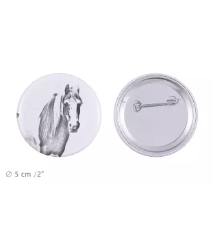 Fellpony - Magnet mit Pferd, ein einzigartiges Abdruck des Pferdes der Marke Art-Dog