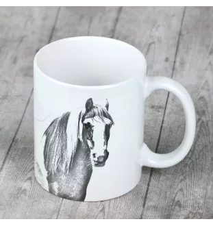 Fellpony - Becher mit Pferd, fröhlicher Becher für Hundefreunde, personalisiertes Geschenk der Marke Art-Dog