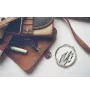 Fellpony - Taschenspiegel mit Pferd, personalisierter Taschenspiegel, kompakter Spiegel mit Art-Dog-Logo