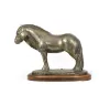 Jument de race Fell Pony - statuette avec un cheval, silhouette de cheval sur du bois, un prix prestigieux dans le concours de la marque Art-Dog