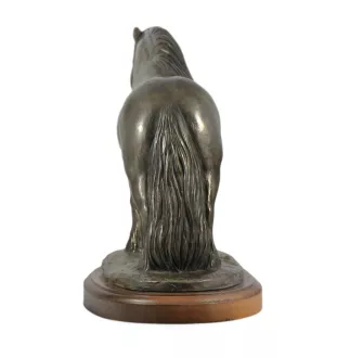 Fell-Pony-Stute - Reiterstatue, Pferdesilhouette auf Holz, prestigeträchtiger Preis im Wettbewerb der Marke Art-Dog