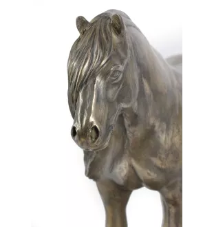 Fell Pony Mare - horse figurine, horse silhouette on wood, prestigious award in the Art-Dog brand competition