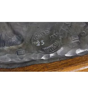 Fell Pony Mare - horse figurine, horse silhouette on wood, prestigious award in the Art-Dog brand competition