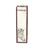 Freiberger - boîte à vin avec un cheval, boîte à alcool avec une illustration, boîte cadeau personnalisée de la marque Art-Dog