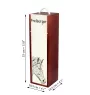 Freiberger - boîte à vin avec un cheval, boîte à alcool avec une illustration, boîte cadeau personnalisée de la marque Art-Dog