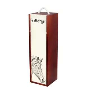 Freiberger pudełko na wino z koniem Art-Dog