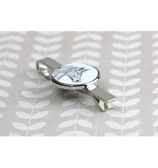 Freiberger - tie clip with a horse, personalized tie clip, a unique gift for a man from the Art-Dog brand
