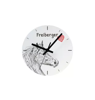 Freiberger - horloge murale avec cheval, horloge de table avec impression, décoration personnalisée de la maison de la marque Art-Dog