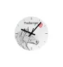 Freiberger - wall clock with a horse, shelf clock with a print, personalized home decoration from the Art-Dog brand