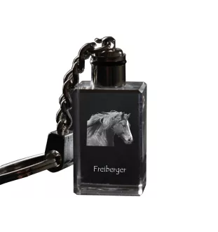 Freiberger - Kristall-Anhänger mit Foto eines Pferdes, beleuchteter Anhänger, einzigartiges Geschenk der Marke Art-Dog
