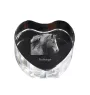 Freiberger - a photo of a horse in crystal, a crystal heart, a unique frame with a photo from the Art-Dog brand