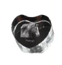 Freiberger - a photo of a horse in crystal, a crystal heart, a unique frame with a photo from the Art-Dog brand