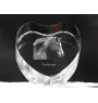 Freiberger - une photo de cheval dans un cristal, un cœur en cristal, un cadre exceptionnel avec une photo de la marque Art-Dog