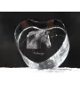 Freiberger serce kryształowe z koniem Art-Dog