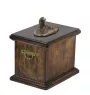 Levrier afghan, Tazi - une urne pour les cendres d'un chien, une urne avec une statuette, une urne élégante de style classique de la marque Art-Dog
