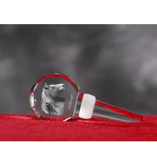 Freiberger - Bouchon de bouteille en cristal avec cheval, bouchon de vin unique avec photo, cadeau personnalisé pour sommelier par la marque Art-Dog