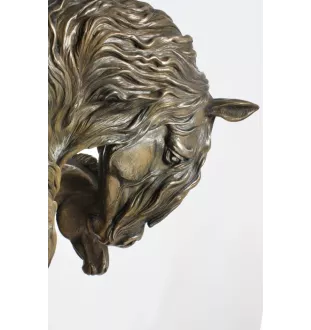 Mère et poulains frémissent - une statuette exclusive de cheval, une décoration intérieure de luxe, une édition spéciale de figurines de la marque Art-Dog