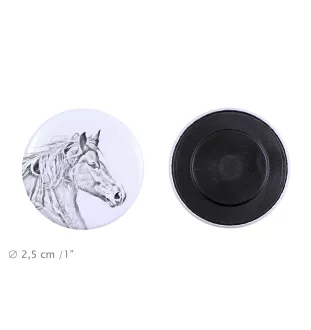 Freiberger - Magnet mit Pferd, ein einzigartiges Abdruck des Pferdes der Marke Art-Dog