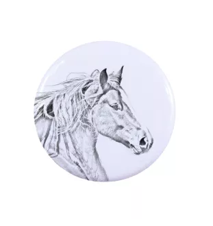 Freiberger - Bague de collection avec l'image d'un cheval, produit fait à la main, marque Art-Dog