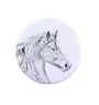 Freiberger - Bague de collection avec l'image d'un cheval, produit fait à la main, marque Art-Dog