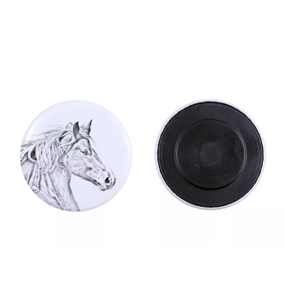 Freiberger - magnet with a horse, a unique imprint of the Art-Dog horse brand