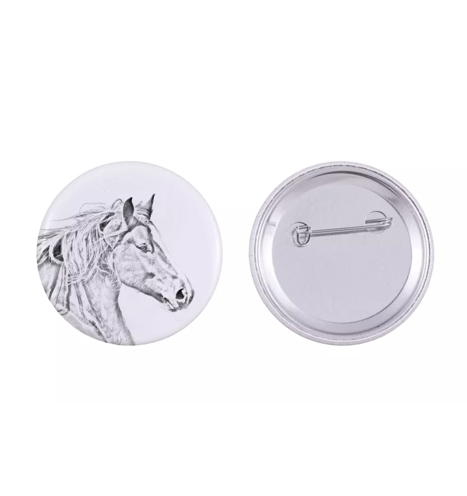 Freiberger - aimant avec cheval, empreinte exceptionnelle de cheval de la marque Art-Dog