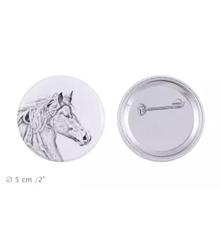 Freiberger - aimant avec cheval, empreinte exceptionnelle de cheval de la marque Art-Dog