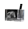 Freiberger - Porte-stylos, organiseur en cristal avec image d'un cheval, décoration de bureau unique par la marque Art-Dog