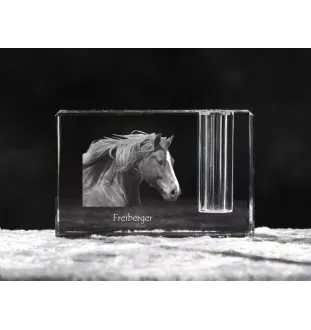 Freiberger penholder kryształowy z koniem Art-Dog