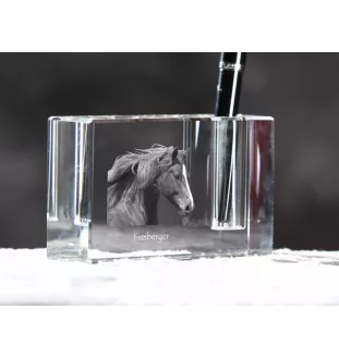 Freiberger penholder kryształowy z koniem Art-Dog