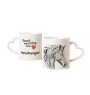 Freiberger - cup with a dog, adorable cup with a heart-shaped handle, universal gift from the Art-Dog brand