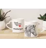 Freiberger - cup with a dog, adorable cup with a heart-shaped handle, universal gift from the Art-Dog brand