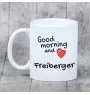 Freiberger - Tasse mit Hund, personalisierte Tasse mit Druck, klassisches Geschenk für jeden von der Marke Art-Dog.