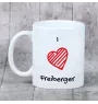 Freiberger - cup with a horse, cute cup with graphics, a gift with your photo from the Art-Dog brand