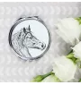 Freiberger - miroir de poche avec cheval, miroir personnalisé pour sac à main, miroir compact avec impression de la marque Art-Dog
