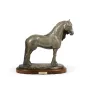 Jument de race Frisonne - statuette avec un cheval, silhouette de cheval sur du bois, un prix prestigieux dans le concours de la marque Art-Dog