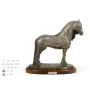 Jument de race Frisonne - statuette avec un cheval, silhouette de cheval sur du bois, un prix prestigieux dans le concours de la marque Art-Dog