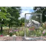 Haflinger - crystal with a picture of a horse, photo in glass, modern exhibition of Art-Dog brand photo