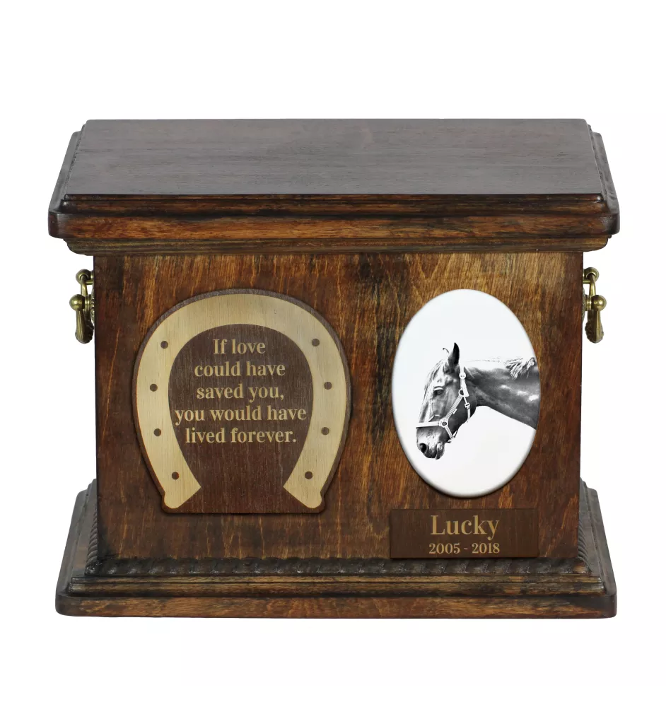 Hanowerski drewniania urna dla konia Art-Dog