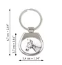 Haflinger Fohlen - keychain with a horse, keychain with a print, personalized pendant from the Art-Dog brand