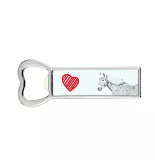 Haflinger Fohlen - ouvre-bouteille avec un cheval, ouvre-bouteille personnalisé pour le réfrigérateur, cadeau unique pour homme de la marque Art-Dog