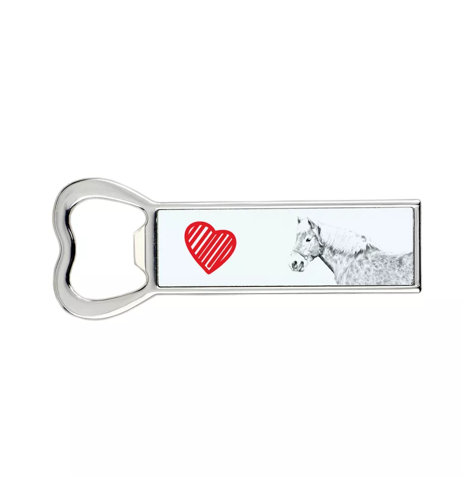Haflinger Fohlen - Flaschenöffner mit Pferd, personalisierter Kühlschranköffner, einzigartiges Geschenk für Männer von der Marke Art-Dog
