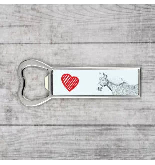 Haflinger Fohlen - Flaschenöffner mit Pferd, personalisierter Kühlschranköffner, einzigartiges Geschenk für Männer von der Marke Art-Dog