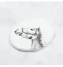 Haflinger - une plaque commémorative avec une photo de cheval, une plaque funéraire avec une impression, une plaque ovale personnalisée de la marque Art-Dog