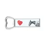 Hanoverian - bottle opener with a horse, personalized fridge magnet bottle opener, unique gift for men by Art-Dog brand