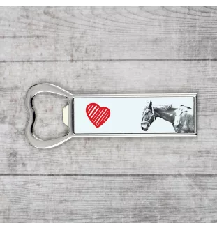 Hanovrien - ouvre-bouteille avec un cheval, ouvre-bouteille personnalisé pour le réfrigérateur, cadeau unique pour homme de la marque Art-Dog