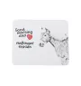 Haflinger Fohlen - mouse pad with print, personalized pad with a horse, unique gadget for an office worker from the Art-Dog brand