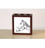 Haflinger - pen holder with a horse, desk organizer with a print, personalized desk decoration from the Art-Dog brand