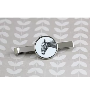 Hanovrien - pince à cravate avec un cheval, pince à cravate personnalisée, cadeau unique pour homme de la marque Art-Dog